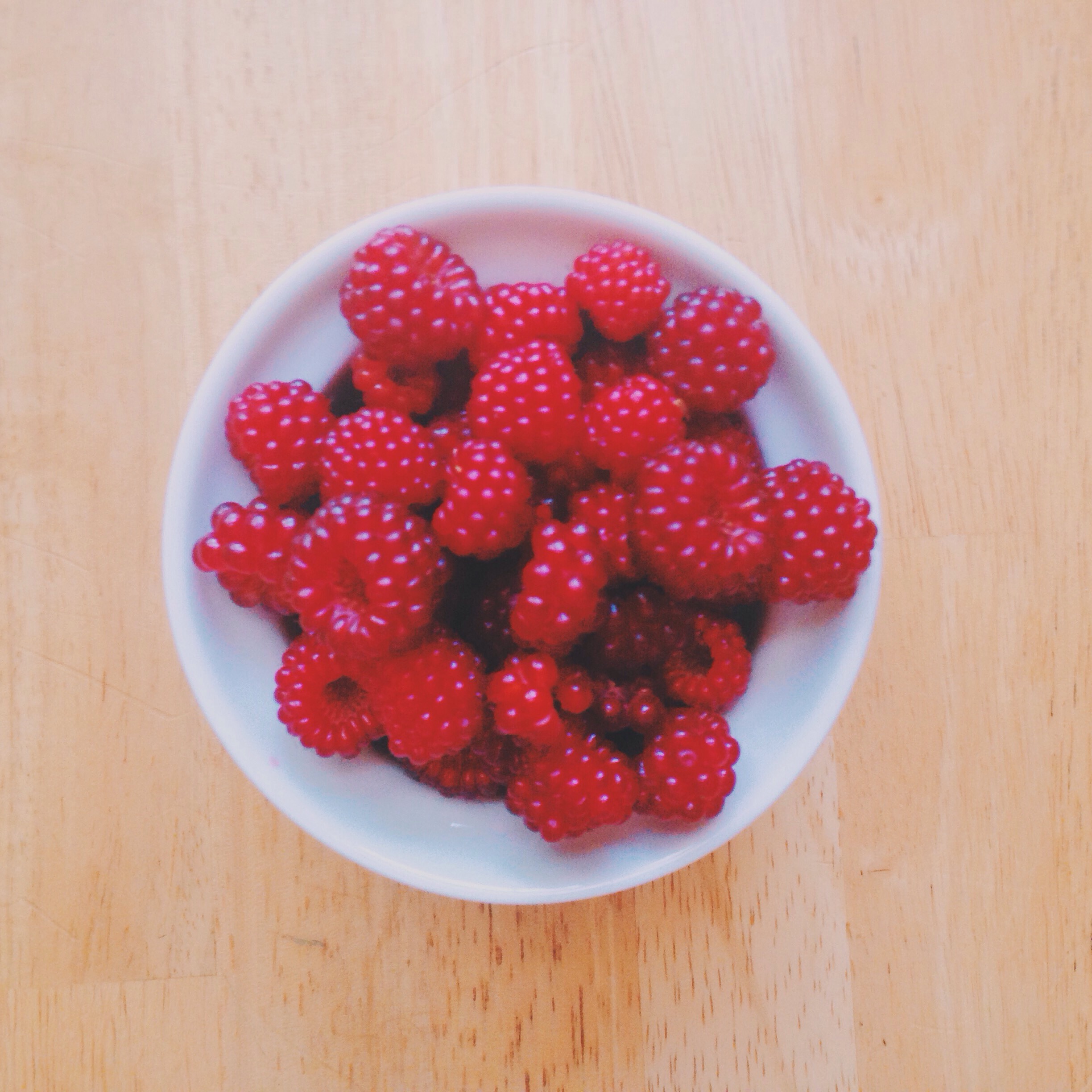Raspberries from the backyard